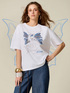 T-shirt Winx con cristalli e castoni image number 0