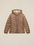 Lightweight hooded down jacket image number 3