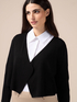Cardigan scurt din lurex image number 2