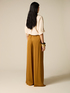 Palazzo pants in viscose satin image number 2