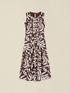 Flare dress in patterned cotton image number 3