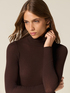 Modal blend turtleneck t-shirt image number 2