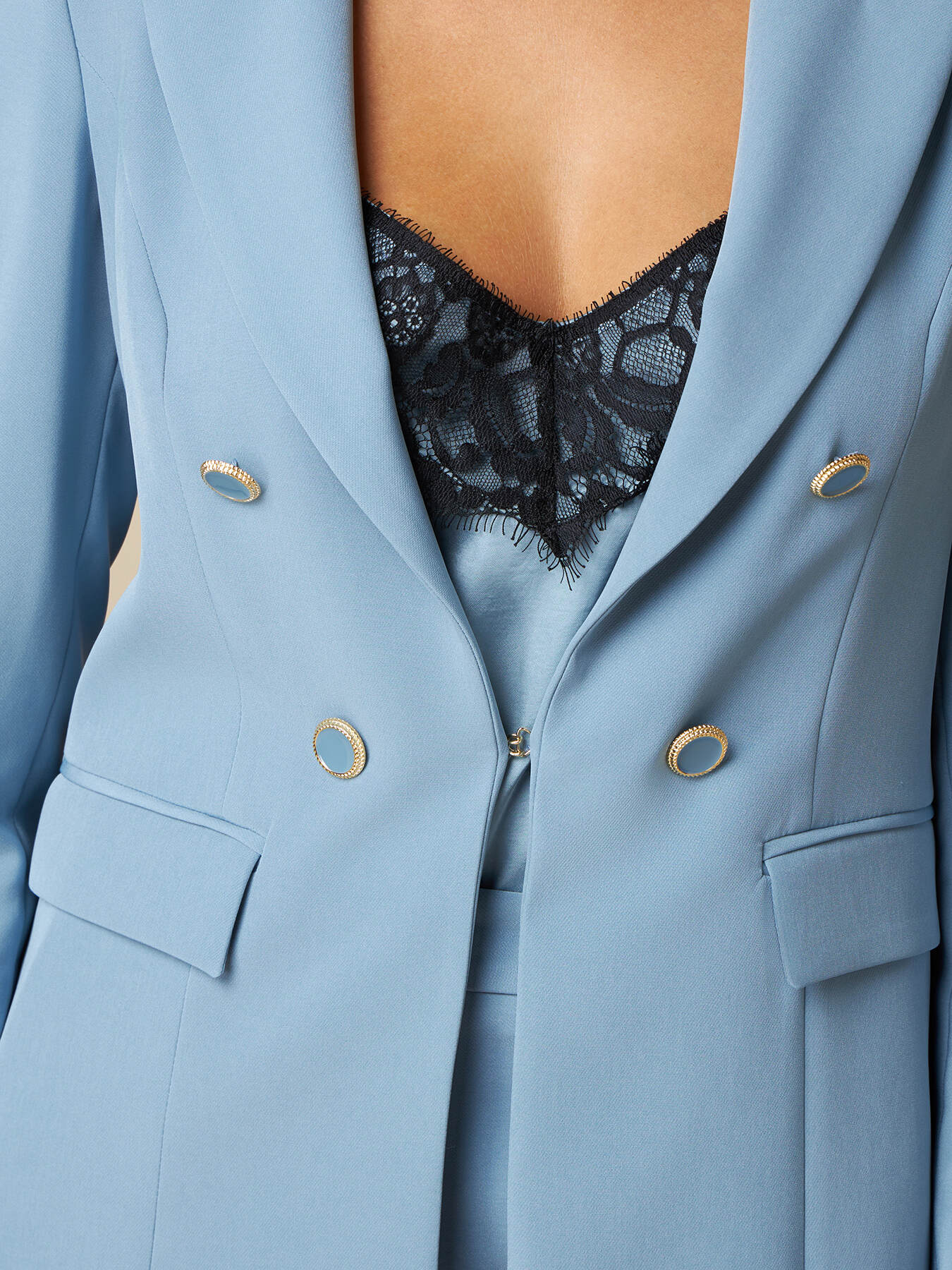 Blazer with jewel buttons image number 2