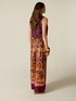 Pantalon palazzo en satin fantaisie image number 1