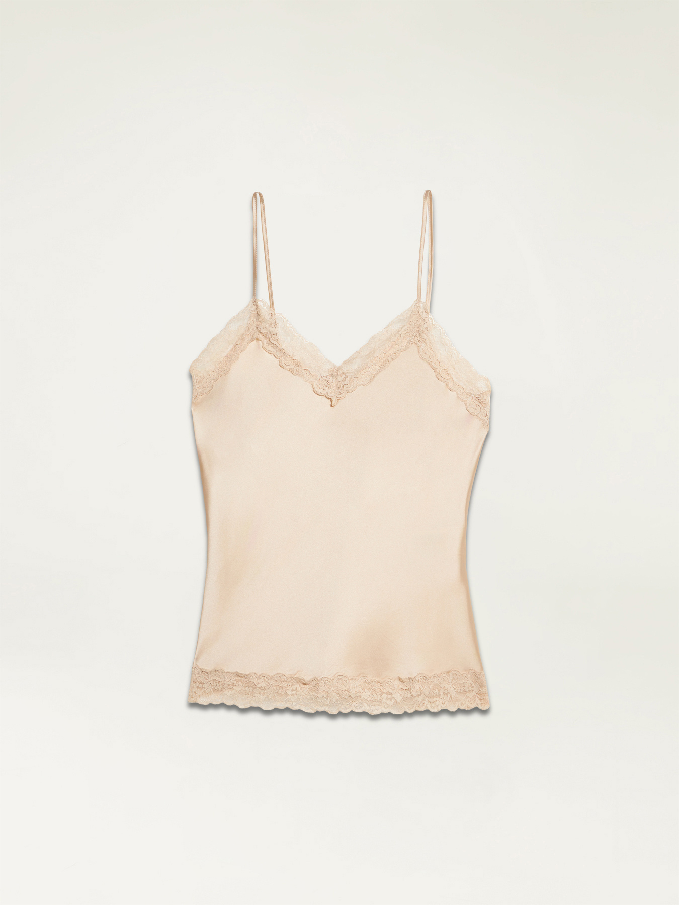 Top lingerie en satin et dentelle image number 3