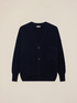 Cardigan aus reiner Wolle mit V-Ausschnitt image number 3