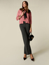 Pantaloni regular in punto milano image number 0