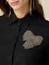 Shirt with jewel embroidery image number 2