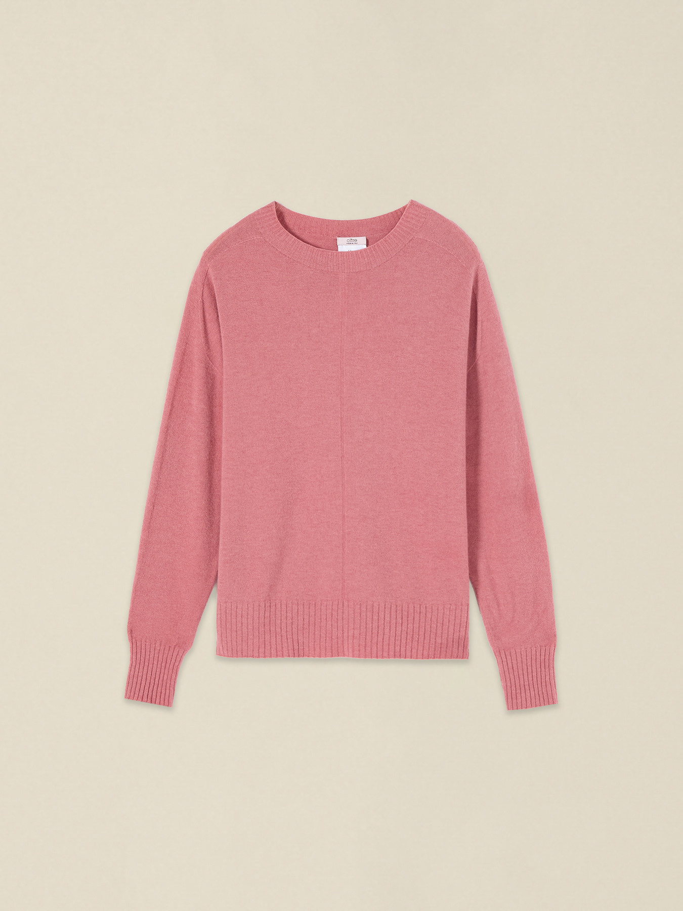 Viscose blend crew-neck sweater image number 3