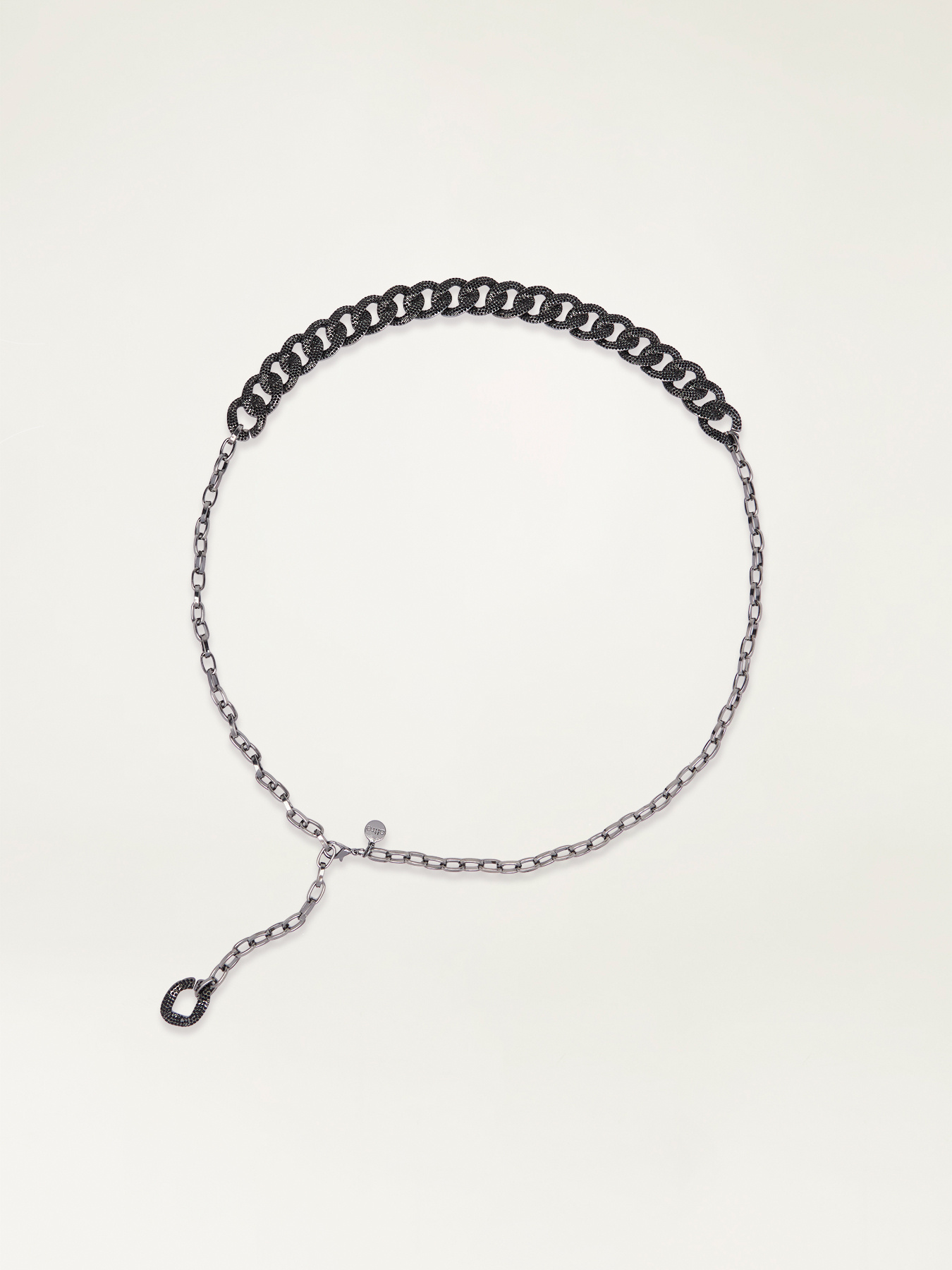 Cureaua &icirc;mpletită din metal cu strasuri image number 1