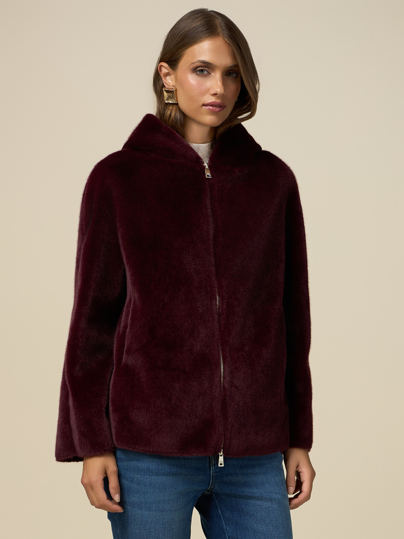 Hooded teddy bear jacket image number 0
