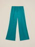 Pantalones palazzo mezcla de lino image number 4