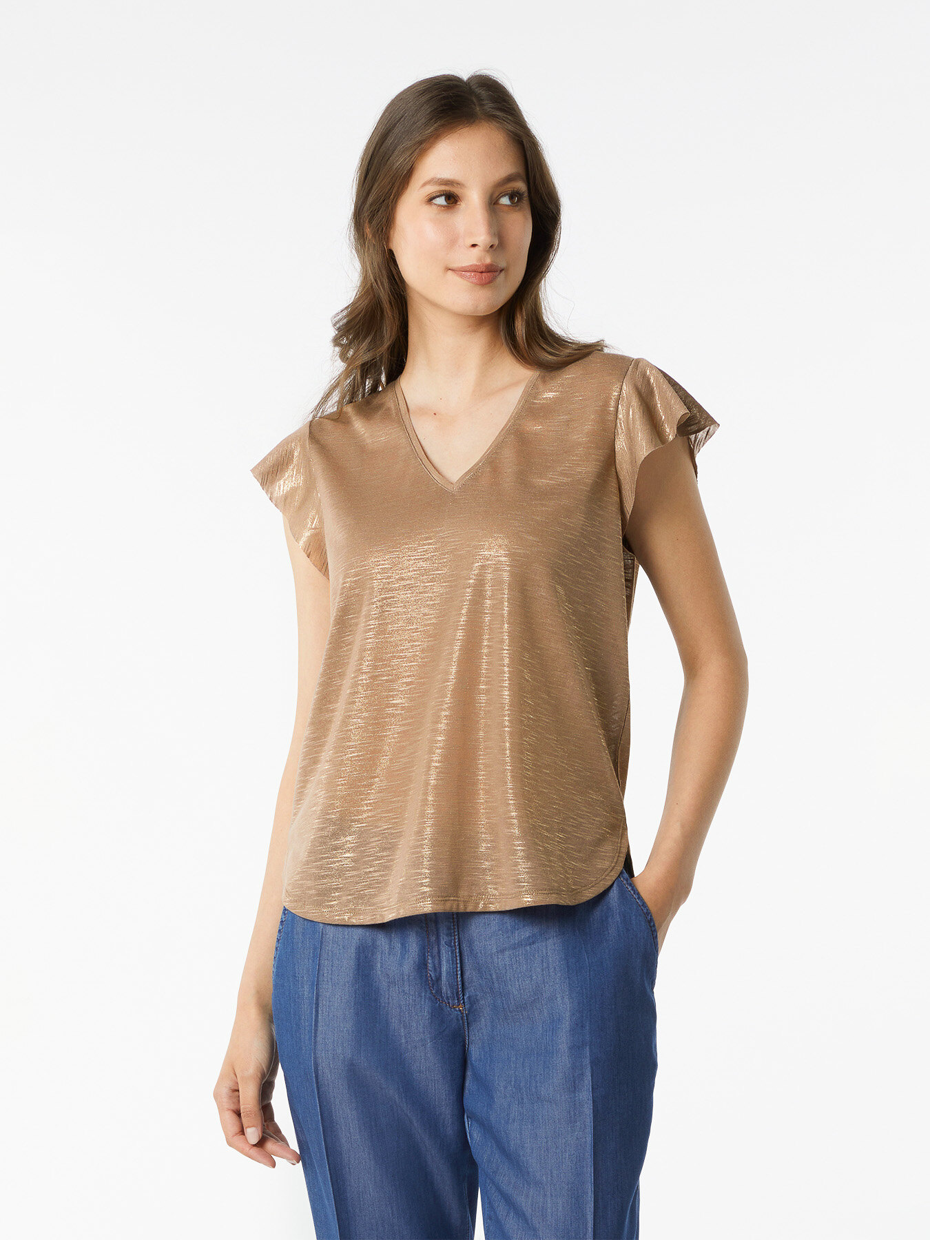 T-shirt effetto shiny image number 0