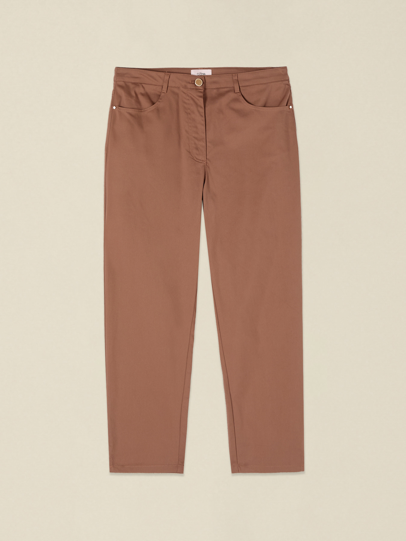 Capri-Hose aus Baumwollmischung image number 4