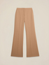 Wide-leg palazzo pants in crepe fabric image number 5