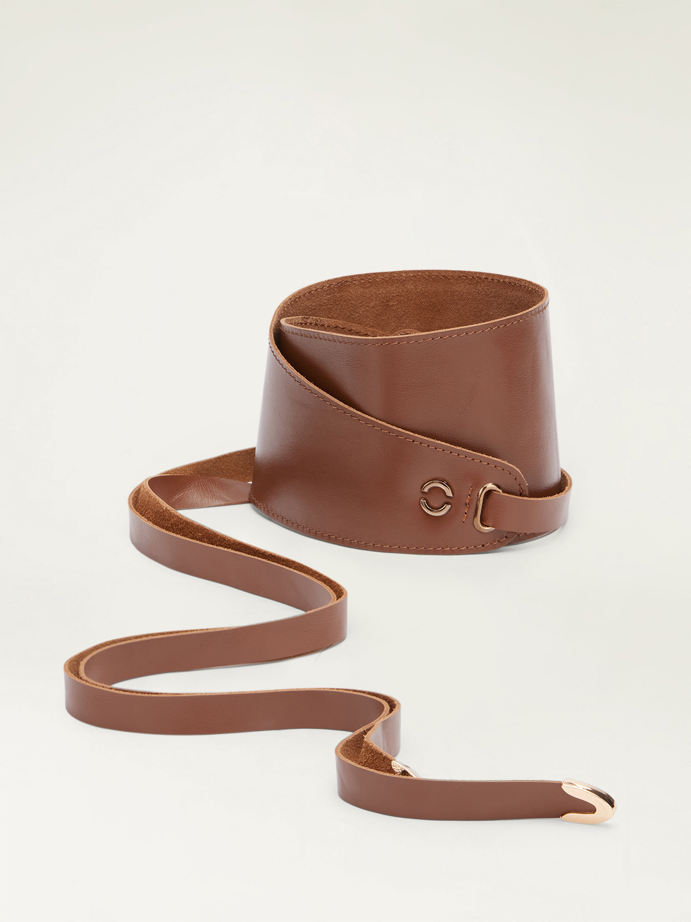 Real leather sash image number 1