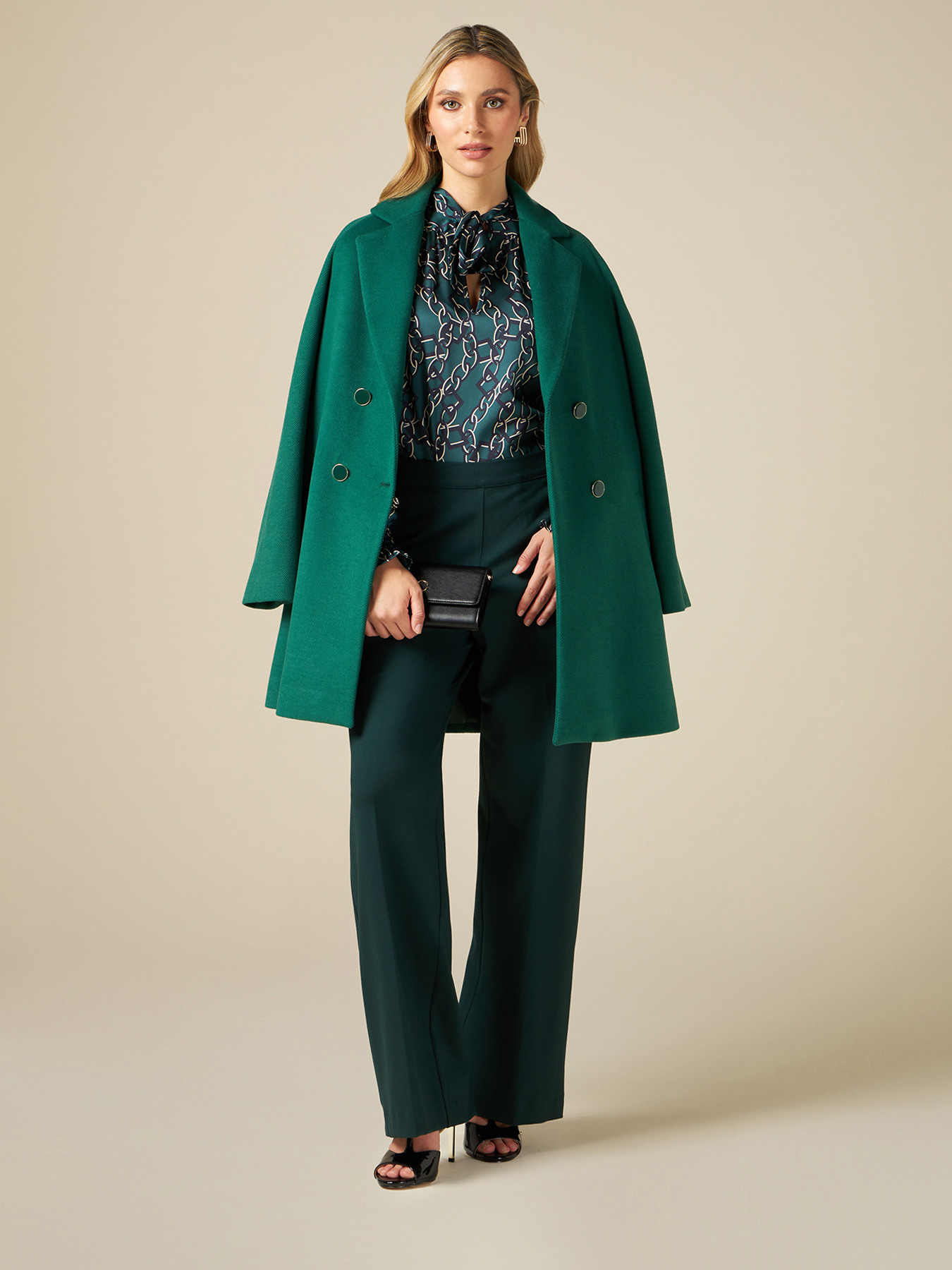 Cappotto midi doppiopetto image number 3