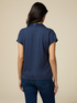 Dual-fabric polo shirt image number 1