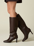 Stivali wide leg con fibbia image number 0