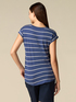 Striped T-shirt with applications image number 1