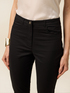 Cotton blend cropped trousers image number 2
