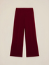 Wide-leg palazzo pants in crepe fabric image number 4