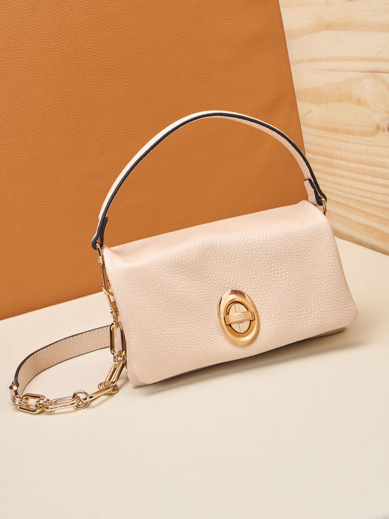 Borsa crossbody in vera pelle image number 1