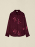 Chemise en satin avec broderie en paillettes image number 3