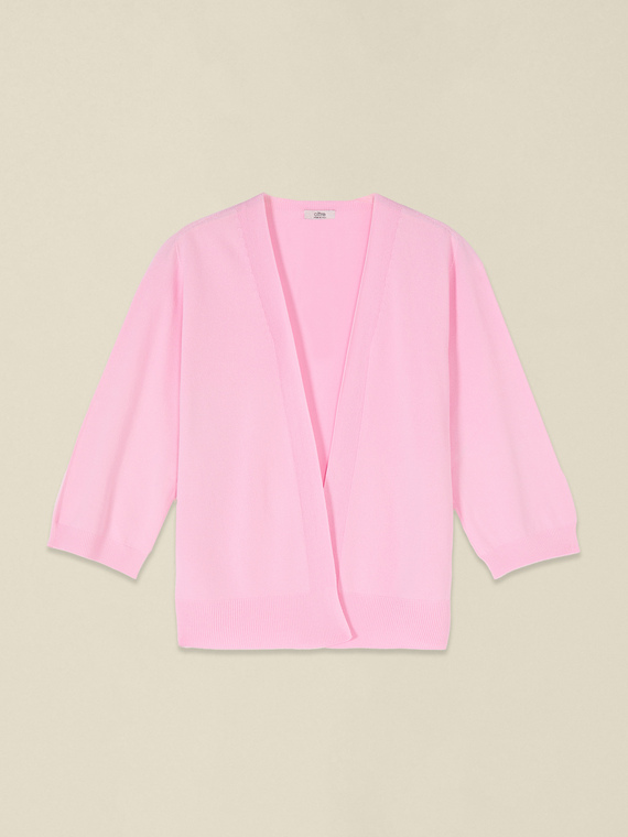 Cardigan aus Viskose-Mischgewebe