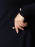 Cashmere blend sweater with jewel buttons image number 2