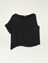 Asymmetrische Bluse aus Satin image number 3