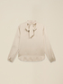 Satin blouse with bow at the neck image number 3