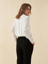Bluse mit Lurex-Streifen image number 1