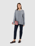 Soft viscose ribbed sweater image number 0