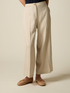 Cropped lyocell trousers image number 3