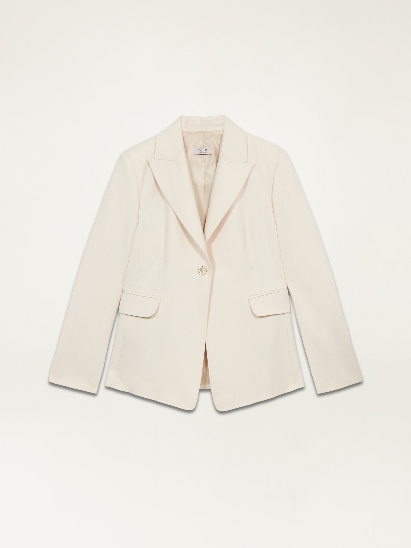 Blazer con pespuntes de tipo sastre image number 4