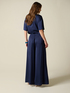 Palazzo pants in viscose satin image number 1