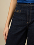 Umweltfreundliche Cropped-Jeans mit weitem Bein image number 2