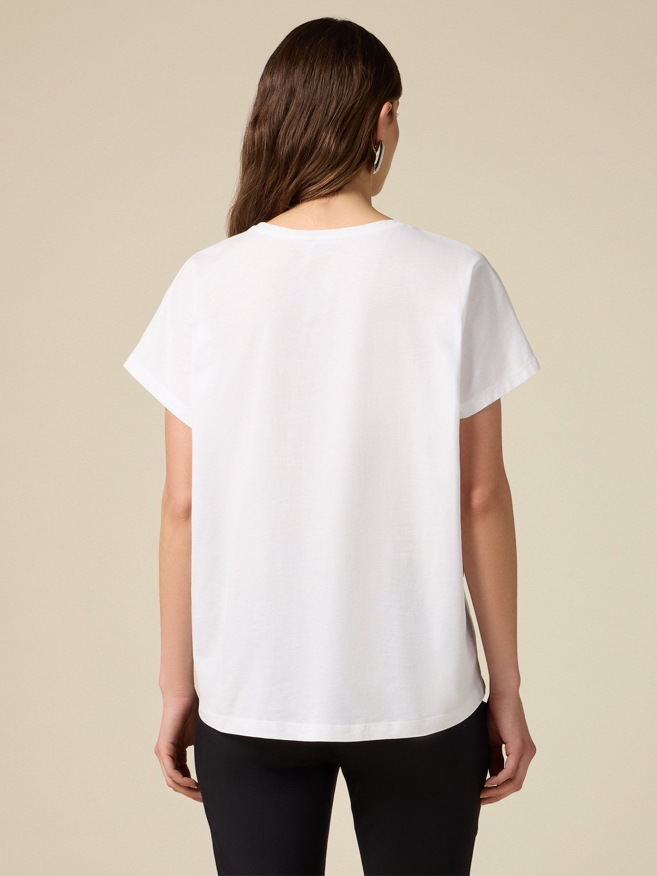 T-Shirt mit Aufdruck und Applikationen image number 1