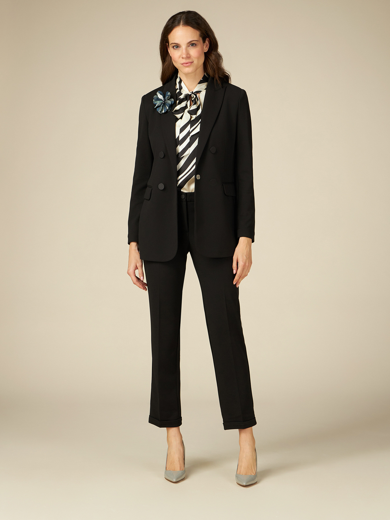 Geometric pattern blouse image number 3