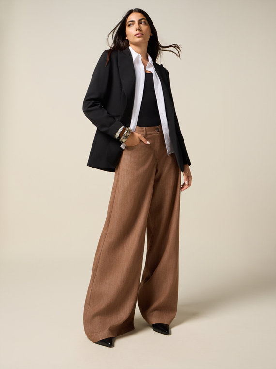 Pantalones palazzo de tencel
