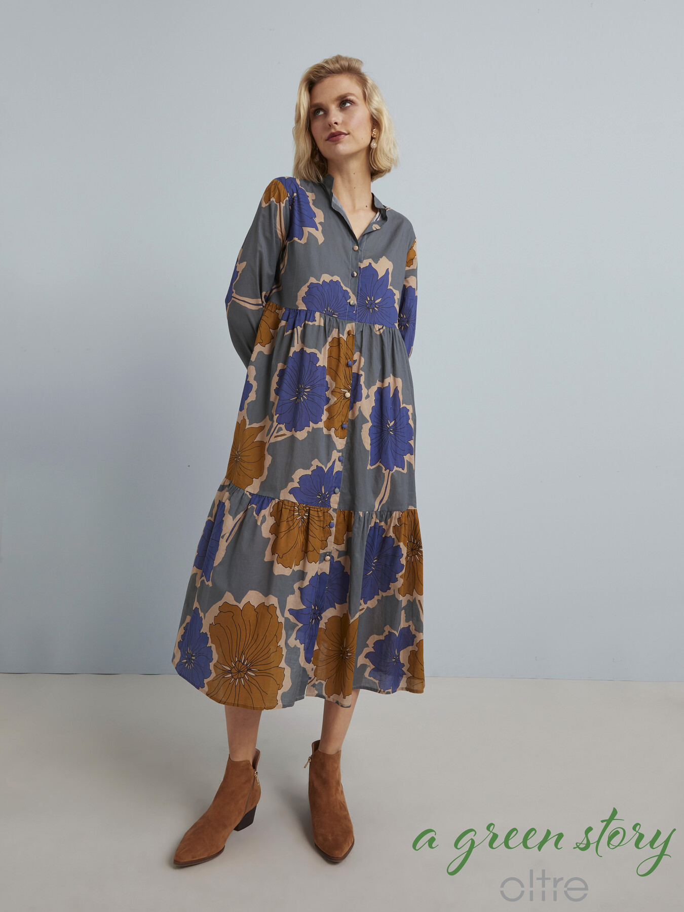 Vestito chemisier floreale image number 0