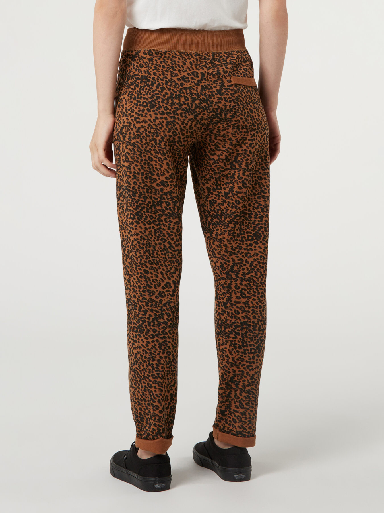 Animal print joggers image number 1