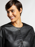 Veste boxy en similicuir image number 2