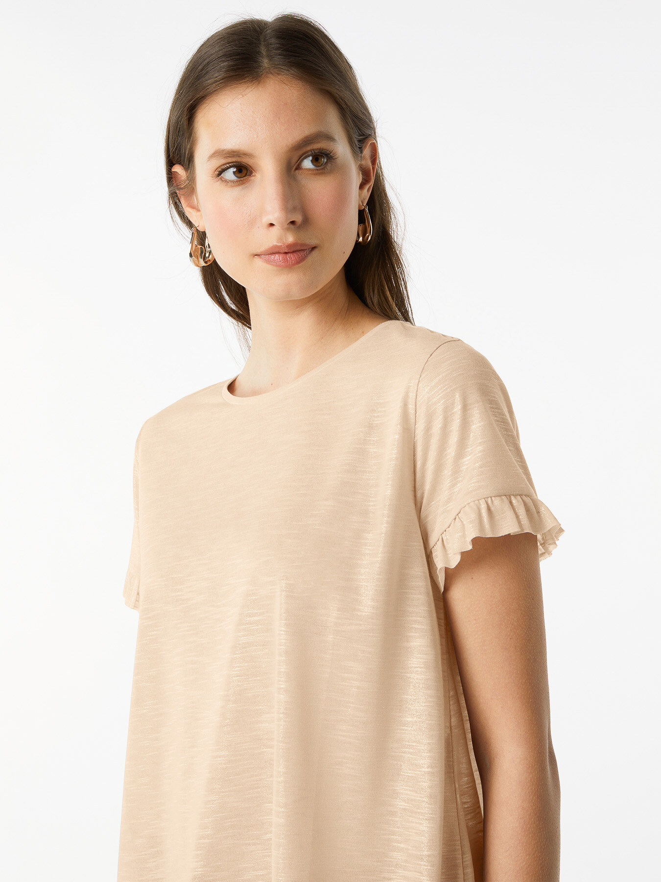 Shiny-effect T-shirt image number 2