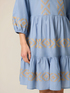 Vestido flare con bordados image number 2
