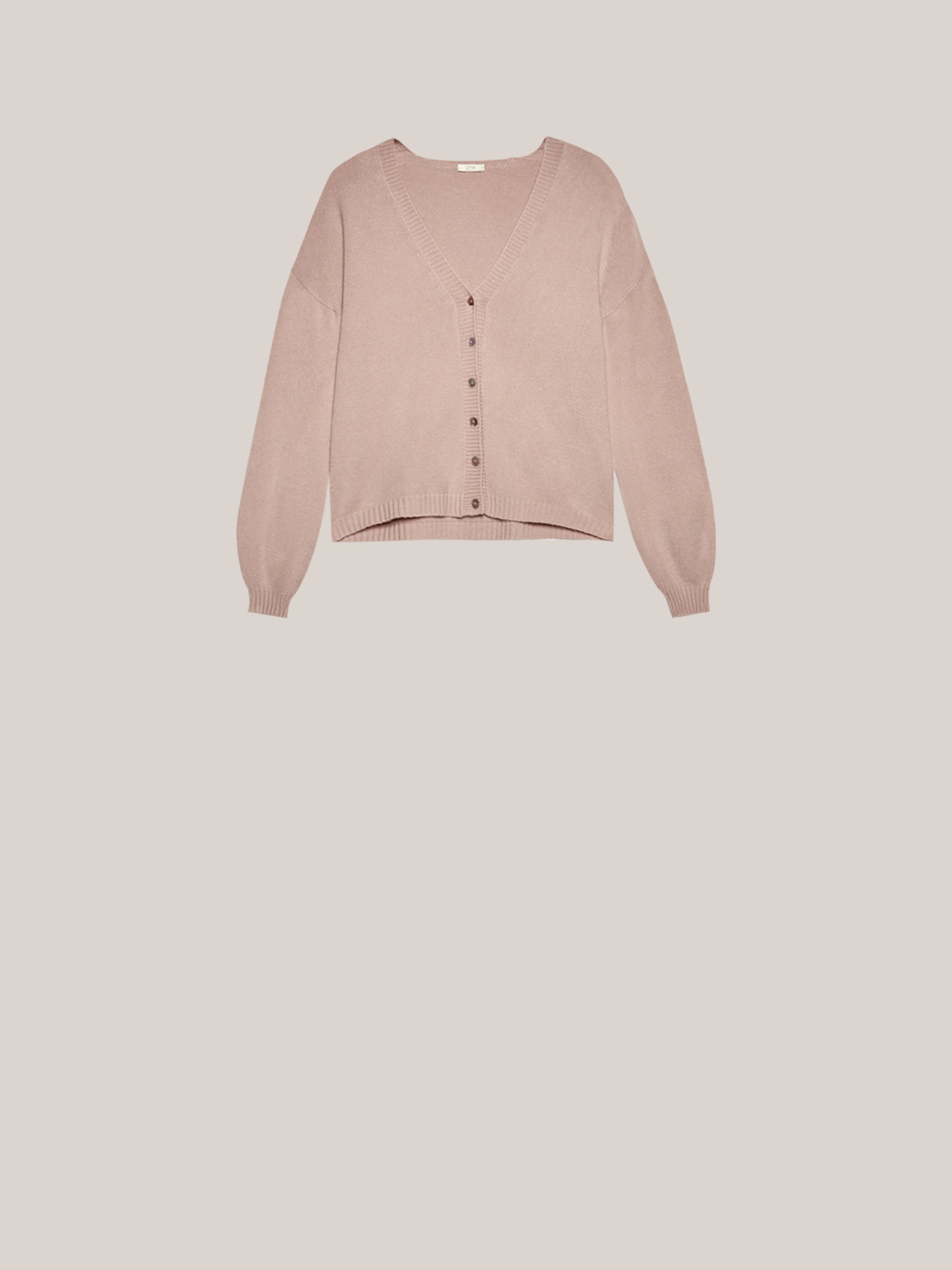 Cardigan con scollo a V image number 3