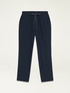 Pantalon jogger en viscose image number 4