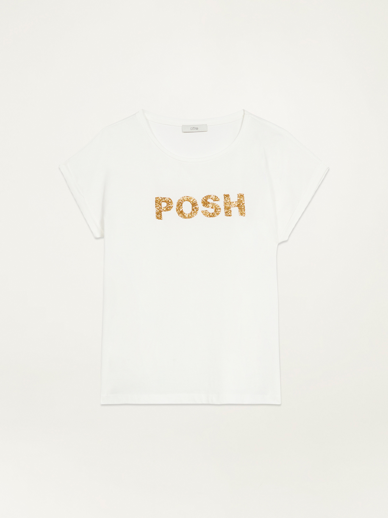 Camiseta con bordado de cuentas image number 3