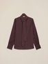 Camicia in cotone con fiocco e castoni image number 4